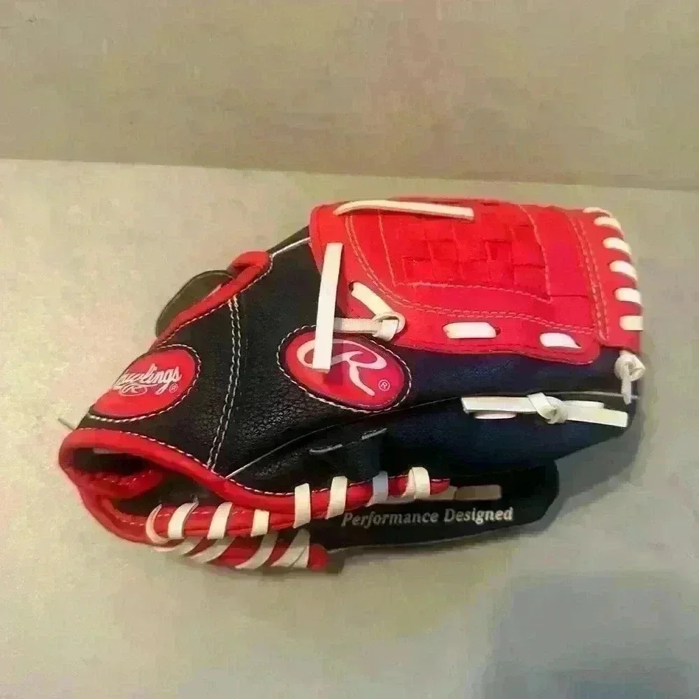 Rawlings Playmaker Series WPL95NS Basket Web Youth T-Ball Glove,9.5 Right Throw
